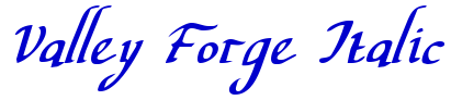 Valley Forge Italic フォント